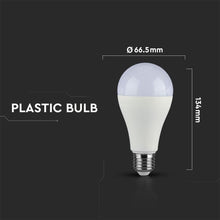 Carica l&#39;immagine nel visualizzatore di Gallery, V-TAC LAMPADINA LED E27 17W BULLB A65 CRI ≥95
