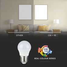 Carica l&#39;immagine nel visualizzatore di Gallery, V-TAC LAMPADINA LED E27 5,5W MINIGLOBO G45 CRI ≥95
