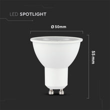 Carica l&#39;immagine nel visualizzatore di Gallery, V-TAC LAMPADINA LED GU10 6W FARETTO SPOTLIGHT CRI ≥95 38°
