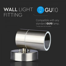 Carica l&#39;immagine nel visualizzatore di Gallery, V-TAC PORTALAMPADA WALL LIGHT DA MURO PER LAMPADINE GU10
