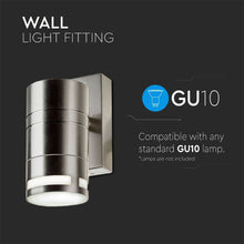 Carica l&#39;immagine nel visualizzatore di Gallery, V-TAC PORTALAMPADA WALL LIGHT DA MURO PER LAMPADINE GU10
