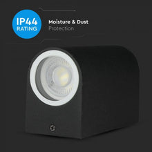 Carica l&#39;immagine nel visualizzatore di Gallery, V-TAC PORTALAMPADA DOPPIO WALL LIGHT DA MURO PER 2 LAMPADINE GU10 IP44
