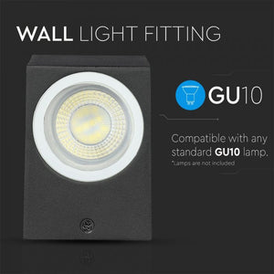 V-TAC PORTALAMPADA WALL LIGHT DA MURO PER 1 LAMPADINA GU10 IP44