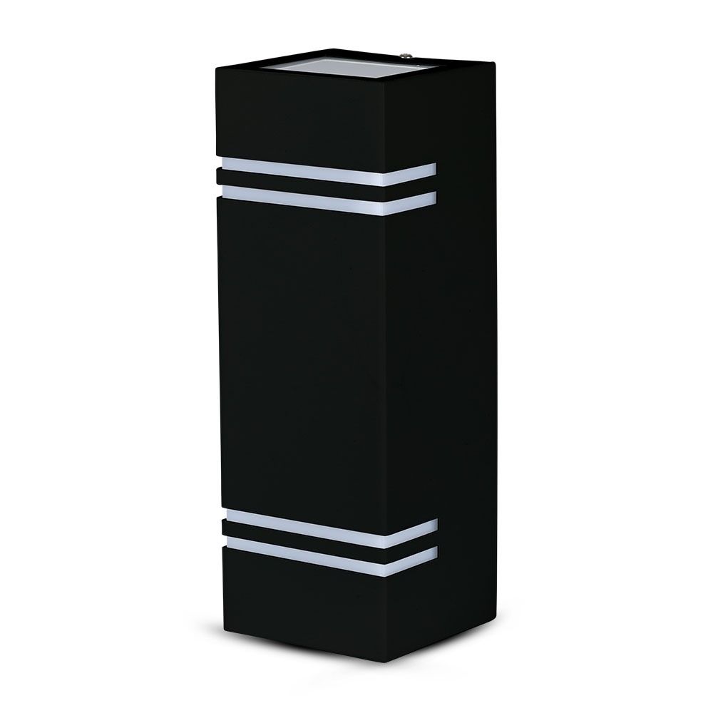 V-TAC PORTALAMPADA DOPPIO WALL LIGHT DA MURO PER 2 LAMPADINE GU10