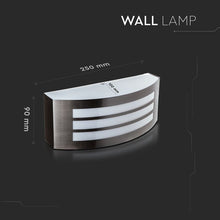 Carica l&#39;immagine nel visualizzatore di Gallery, V-TAC PORTALAMPADA WALL LIGHT DA MURO PER LAMPADINE E27
