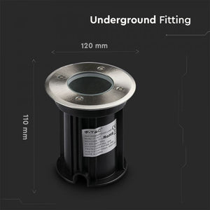 V-TAC PORTALAMPADA DA INTERRAMENTO PER LAMPADINE GU10