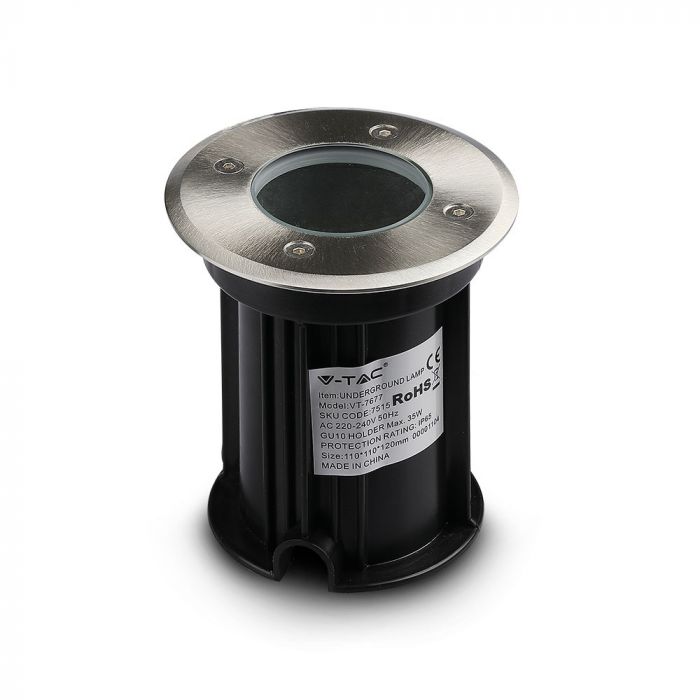 V-TAC PORTALAMPADA DA INTERRAMENTO PER LAMPADINE GU10