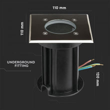 Carica l&#39;immagine nel visualizzatore di Gallery, V-TAC PORTALAMPADA DA INTERRAMENTO PER LAMPADINE GU10
