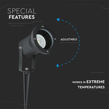 Carica l&#39;immagine nel visualizzatore di Gallery, V-TAC PORTALAMPADA CON PICCHETTO PER LAMPADINE GU10
