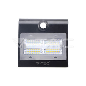 V-TAC LAMPADA DA MURO LED 3W CON PANNELLO SOLARE E SENSORE DI MOVIMENTO