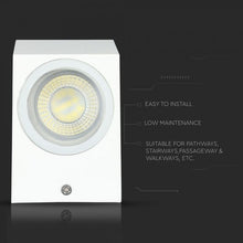 Carica l&#39;immagine nel visualizzatore di Gallery, V-TAC PORTALAMPADA WALL LIGHT DA MURO PER 1 LAMPADINA GU10 IP44
