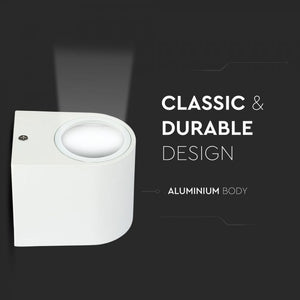 V-TAC PORTALAMPADA WALL LIGHT DA MURO PER 1 LAMPADINA GU10 IP44