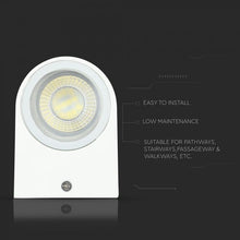 Carica l&#39;immagine nel visualizzatore di Gallery, V-TAC PORTALAMPADA WALL LIGHT DA MURO PER 1 LAMPADINA GU10 IP44
