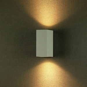 V-TAC PORTALAMPADA DOPPIO WALL LIGHT DA MURO PER 2 LAMPADINE GU10 IP44