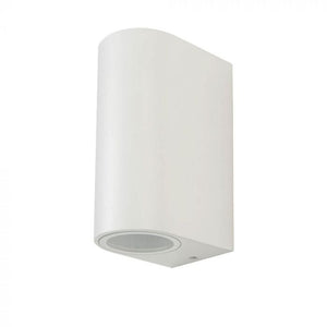V-TAC PORTALAMPADA DOPPIO WALL LIGHT DA MURO PER 2 LAMPADINE GU10 IP44