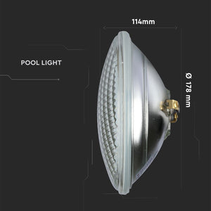 V-TAC LAMPADA LED DA PISCINA PAR56 8W IP68 12V ATTACCO A VITE