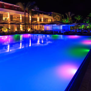 V-TAC LAMPADA LED RGB DA PISCINA PAR56 12W IP68 12V CON TELECOMANDO