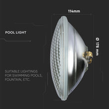 Cargar imagen en el visor de la galería, V-TAC LAMPADA LED RGB DA PISCINA PAR56 12W IP68 12V CON TELECOMANDO
