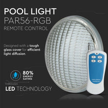 Carica l&#39;immagine nel visualizzatore di Gallery, V-TAC LAMPADA LED RGB DA PISCINA PAR56 12W IP68 12V CON TELECOMANDO
