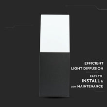 Cargar imagen en el visor de la galería, V-TAC PORTALAMPADA DA GIARDINO WALL LIGHT DA MURO QUADRATO PER LAMPADINE GU10
