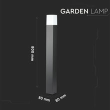 Carica l&#39;immagine nel visualizzatore di Gallery, V-TAC PORTALAMPADA DA GIARDINO QUADRATO CON FISSAGGIO A TERRA PER LAMPADINE GU10
