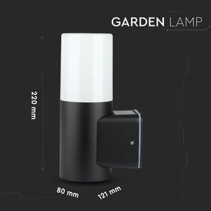 V-TAC PORTALAMPADA DA GIARDINO WALL LIGHT DA MURO ROTONDO PER LAMPADINE GU10