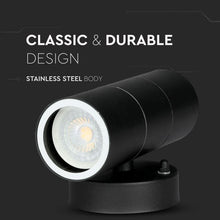 Cargar imagen en el visor de la galería, V-TAC PORTALAMPADA DOPPIO WALL LIGHT DA MURO PER 2 LAMPADINE GU10
