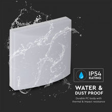 Carica l&#39;immagine nel visualizzatore di Gallery, V-TAC  LAMPADA LED DA MURO 10W CON CHIP SAMSUNG E ADESIVI ALFANUMERICI
