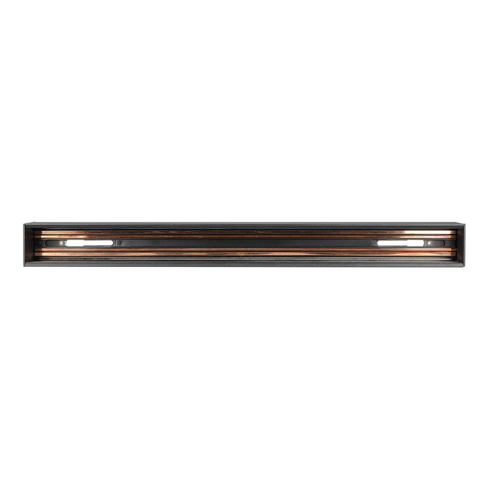 V-TAC BINARIO IN ALLUMINIO NERO PER TRACK LIGHTS MAGNETICHE LUNGHEZZA 500MM