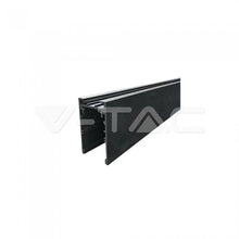 Carica l&#39;immagine nel visualizzatore di Gallery, V-TAC BINARIO IN ALLUMINIO NERO PER TRACK LIGHTS MAGNETICHE LUNGHEZZA 500MM
