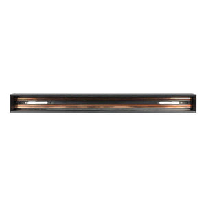 V-TAC BINARIO IN ALLUMINIO NERO PER TRACK LIGHTS MAGNETICHE LUNGHEZZA 1000MM