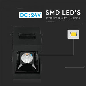 V-TAC MAGNETIC LINEAR SPOTLIGHT FARETTO LED MAGNETICO 1W NERO CRI≥90 30°