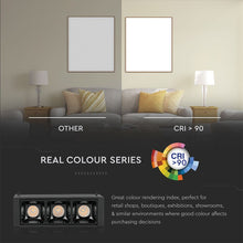 Carica l&#39;immagine nel visualizzatore di Gallery, V-TAC PRO MAGNETIC LINEAR SPOTLIGHT FARETTO LED MAGNETICO 3W NERO CRI≥90 30°
