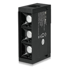 Carica l&#39;immagine nel visualizzatore di Gallery, V-TAC PRO MAGNETIC LINEAR SPOTLIGHT FARETTO LED MAGNETICO 3W NERO CRI≥90 30°
