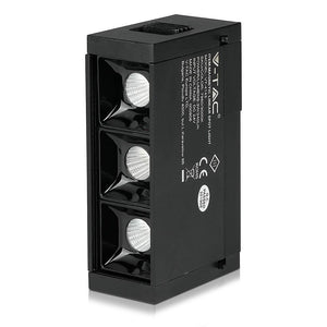 V-TAC PRO MAGNETIC LINEAR SPOTLIGHT FARETTO LED MAGNETICO 3W NERO CRI≥90 30°