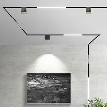 Carica l&#39;immagine nel visualizzatore di Gallery, V-TAC PRO MAGNETIC LINEAR TRACK LIGHT FARETTO LED MAGNETICO 10W NERO CRI≥90 30°
