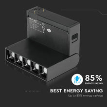 Carica l&#39;immagine nel visualizzatore di Gallery, V-TAC PRO MAGNETIC LINEAR TRACK LIGHT FARETTO LED MAGNETICO 10W NERO CRI≥90 30°
