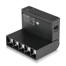 Carica l&#39;immagine nel visualizzatore di Gallery, V-TAC PRO MAGNETIC LINEAR TRACK LIGHT FARETTO LED MAGNETICO 10W NERO CRI≥90 30°
