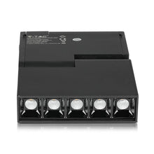 Carica l&#39;immagine nel visualizzatore di Gallery, V-TAC PRO MAGNETIC LINEAR TRACK LIGHT FARETTO LED MAGNETICO 10W NERO CRI≥90 30°
