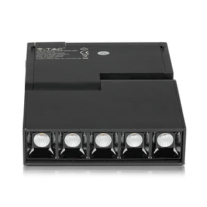 V-TAC PRO MAGNETIC LINEAR TRACK LIGHT FARETTO LED MAGNETICO 10W NERO CRI≥90 30°