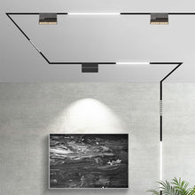 Cargar imagen en el visor de la galería, V-TAC MAGNETIC LINEAR TRACK LIGHT FARETTO LED MAGNETICO 20W NERO CRI≥90 30°
