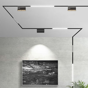 V-TAC MAGNETIC LINEAR TRACK LIGHT FARETTO LED MAGNETICO 20W NERO CRI≥90 30°
