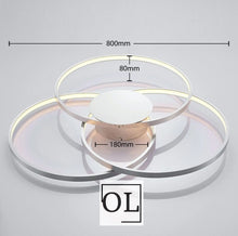 Cargar imagen en el visor de la galería, Lindby Riley plafoniera LED con funzione dimming
