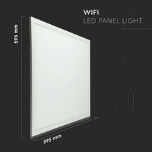 Carica l&#39;immagine nel visualizzatore di Gallery, V-TAC PANNELLO LED 40W 60X60 SMART LIFE VT-5140 WI-FI TRICOLOR DIMMERABILE
