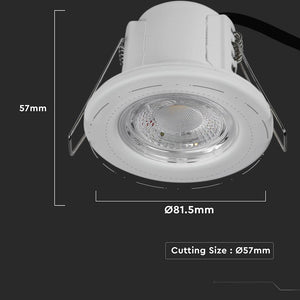 V-TAC FARETTO LED 5W DA INCASSO ROTONDO DIMMERABILE IP65