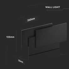 Carica l&#39;immagine nel visualizzatore di Gallery, V-TAC LAMPADA DA MURO WALL LIGHT LED 12W FORMA RETTANGOLARE COLORE GRIGIO
