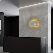 Carica l&#39;immagine nel visualizzatore di Gallery, V-TAC LAMPADA DA MURO WALL LIGHT LED 12W FORMA RETTANGOLARE COLORE GRIGIO
