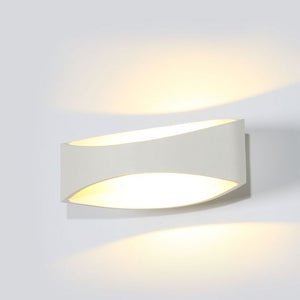 V-TAC LAMPADA DA MURO WALL LIGHT LED 5W FORMA ARROTONDATA COLORE BIANCO