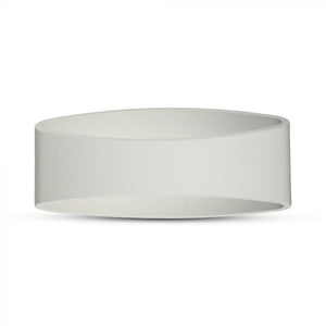 V-TAC LAMPADA DA MURO WALL LIGHT LED 5W FORMA ARROTONDATA COLORE BIANCO