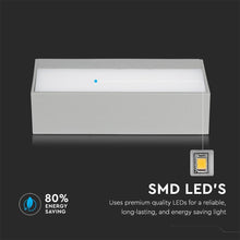 Carica l&#39;immagine nel visualizzatore di Gallery, V-TAC LAMPADA LED DA MURO 9W WALL LIGHT DOPPIA UP&amp;DOWN
